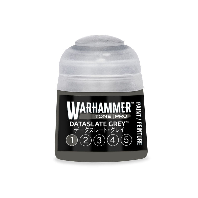 Tone Pro - Dataslate Grey 1 - Acrylic Paint 12mL - Paint -  Games Workshop