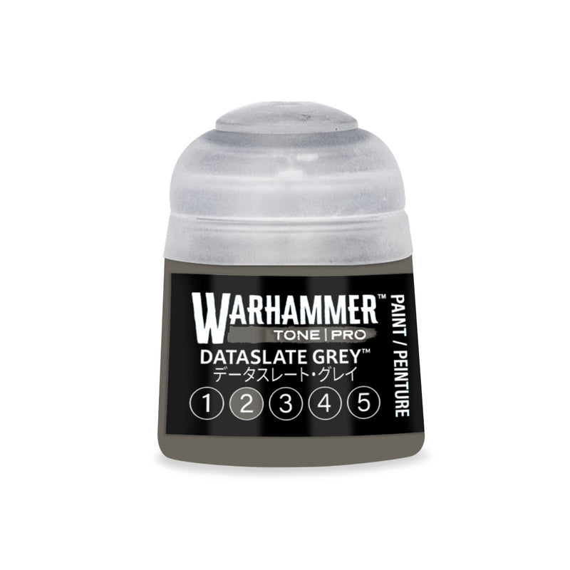 Tone Pro - Dataslate Grey 2 - Acrylic Paint 12mL - Paint -  Games Workshop