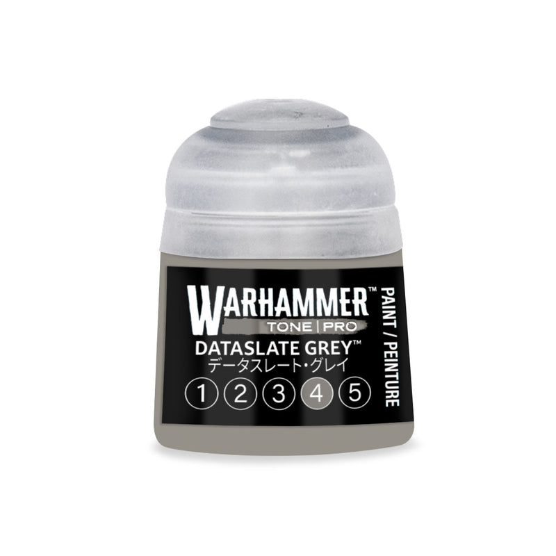 Tone Pro - Dataslate Grey 4 - Acrylic Paint 12mL - Paint -  Games Workshop