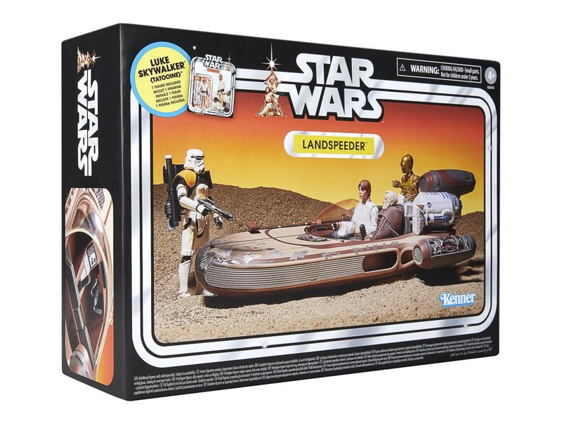 Star Wars: The Vintage Collection X-34 Landspeeder with Luke Skywalker (Tatooine) Action Figure - Collectables > Action Figures > toys -  Hasbro