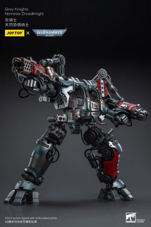 JoyToy - Warhammer 40K Grey Knights Nemesis Dreadknight with Terminator Caddon Vibova (preorder) - Collectables > Action Figures > toys -  Joy Toy