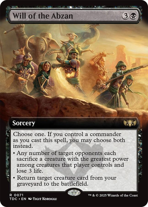 Will of the Abzan (Extended Art)