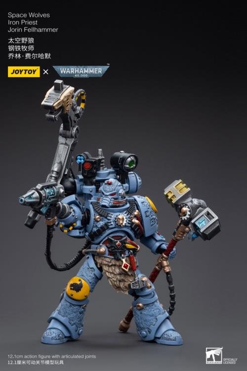 Warhammer 40K Space Wolves Iron Priest Jorin Fellhammer (preorder Q3) - Collectables > Action Figures > toys -  Joy Toy