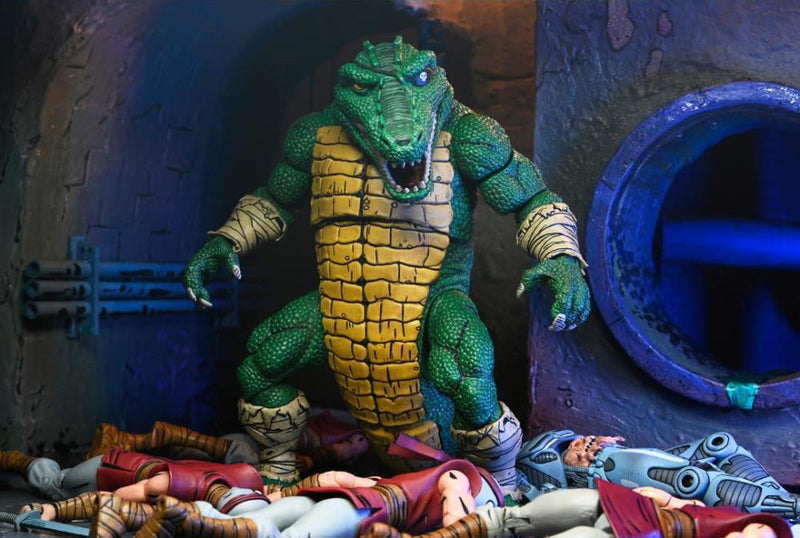 Teenage Mutant Ninja Turtles Leatherhead (Mirage Comics) Deluxe Action Figure (preorder June 2025) - Collectables > Action Figures > toys -  Neca