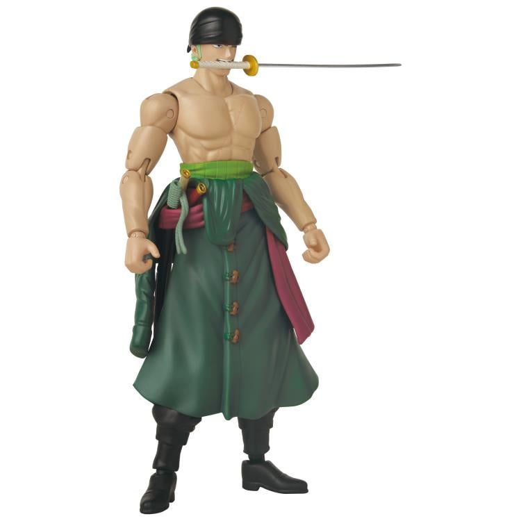 Anime Heroes - One Piece - Roronoa Zoro - Three Sword Style - Collectables > Action Figures > toys -  Bandai