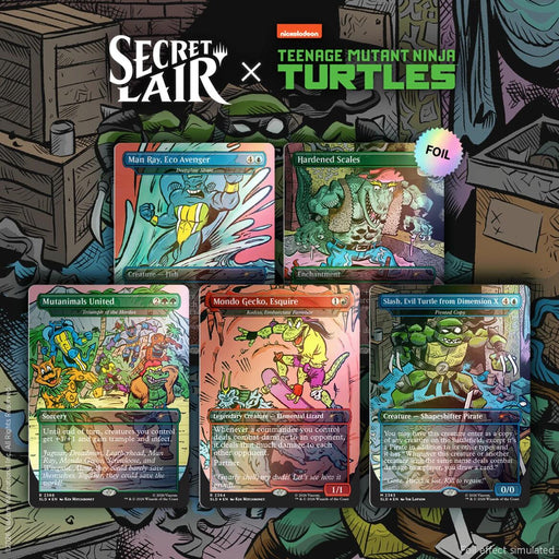 Secret Lair Drop: Secret Lair x Teenage Mutant Ninja Turtles: The Mighty Mutanimals - Traditional Foil Edition