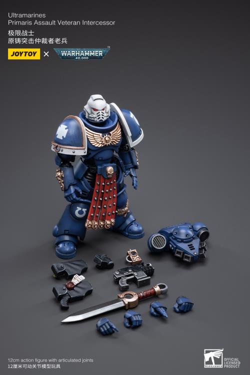 Warhammer 40K - Ultramarines - Veteran Intercessor - Collectables > Action Figures > toys -  Joy Toy