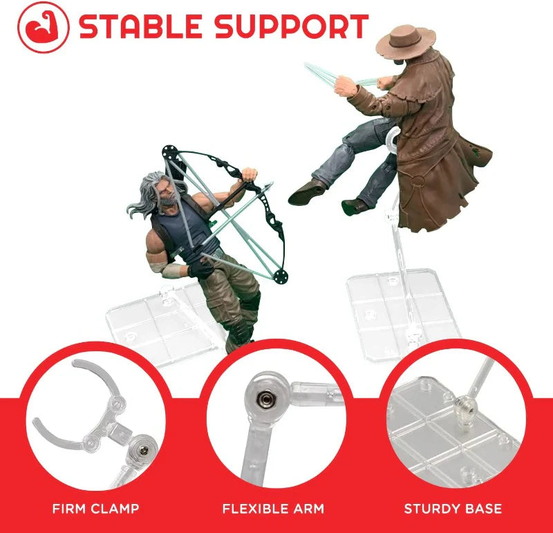 EVORETRO - Display Stands for Action Figure (3.75" & 6") - Pack of 6 - accessory -  EVORETRO