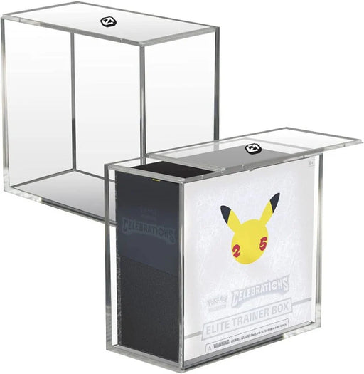 EVORETRO - Pokemon ETB Elite Trainer Box w/ Sliding Lid Anti-UV - EVORETRO Acrylic Protector 4.0MM - accessory -  EVORETRO