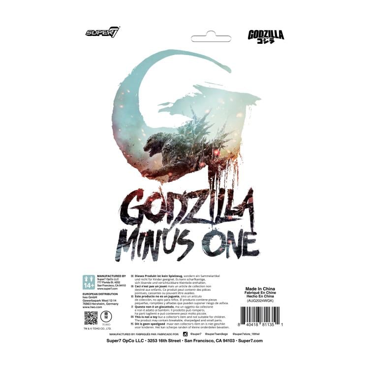 Godzilla Minus One - ReAction - Godzilla - Action & Toy Figures -  Super7