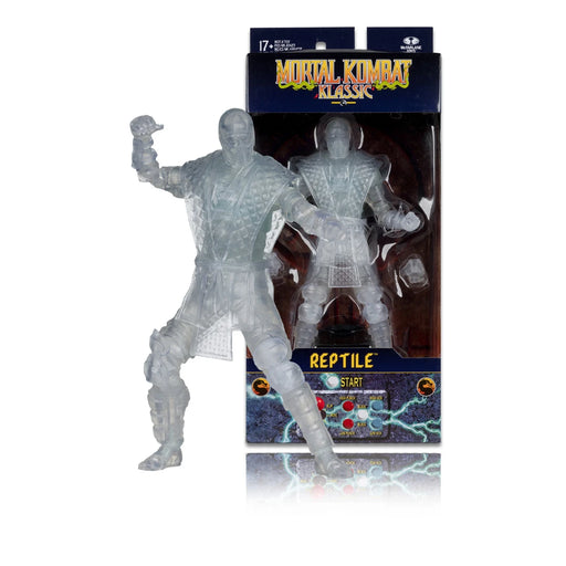 McFarlane Toys - Mortal Kombat Klassic - Reptile (Invisible) — figure and box