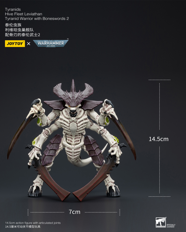 Warhammer 40K - Tyranids - Hive Fleet Leviathan Tyranid Warrior With Boneswords (Ver. 2) - Collectables > Action Figures > toys -  Joy Toy