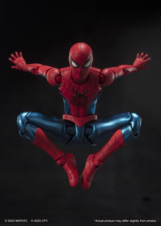 Bandai - Spider-Man: No Way Home S.H.Figuarts Spider-Man - New Red & Blue Suit (preorder) - Collectables > Action Figures > toys -  Bandai