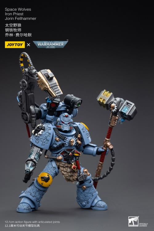 Warhammer 40K Space Wolves Iron Priest Jorin Fellhammer (preorder Q3) - Collectables > Action Figures > toys -  Joy Toy