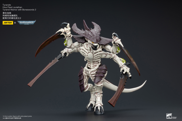 Warhammer 40K - Tyranids - Hive Fleet Leviathan Tyranid Warrior With Boneswords (Ver. 2) - Collectables > Action Figures > toys -  Joy Toy