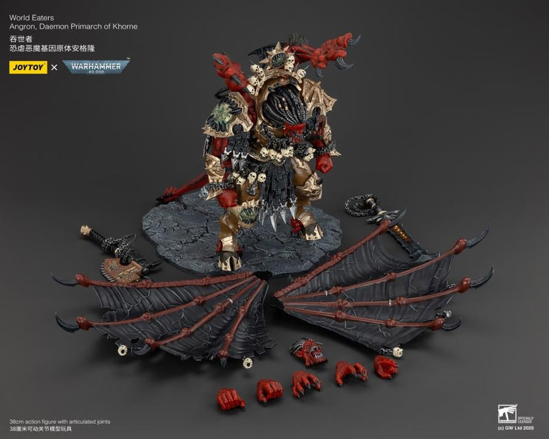 Joy Toy - Warhammer 40K - World Eaters - Angron, Daemon Primarch of Khorne 1/18 Scale Action Figure (preorder Q4 2025) - Collectables > Action Figures > toys -  Joy Toy