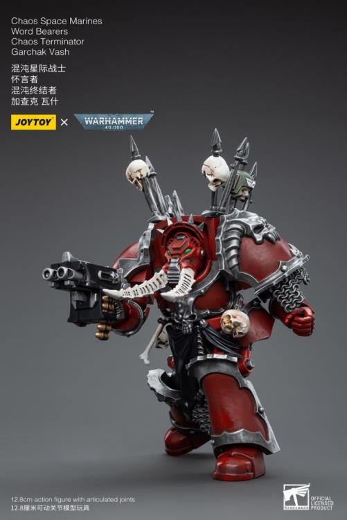JoyToy - Warhammer 40k - Chaos - Word Bearers - Chaos Terminator Garchak Vash - Collectables > Action Figures > toys -  Joy Toy
