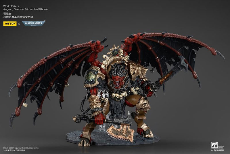 Joy Toy - Warhammer 40K - World Eaters - Angron, Daemon Primarch of Khorne 1/18 Scale Action Figure (preorder Q4 2025) - Collectables > Action Figures > toys -  Joy Toy