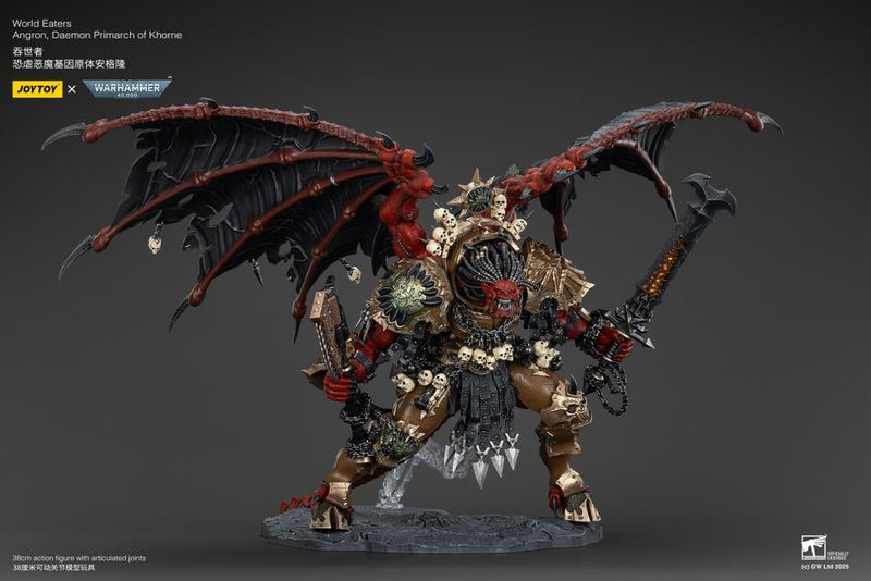 Joy Toy - Warhammer 40K - World Eaters - Angron, Daemon Primarch of Khorne 1/18 Scale Action Figure (preorder Q4 2025) - Collectables > Action Figures > toys -  Joy Toy