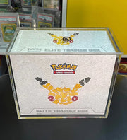 EVORETRO - Pokemon ETB Elite Trainer Box w/ Sliding Lid Anti-UV - EVORETRO Acrylic Protector 4.0MM - accessory -  EVORETRO