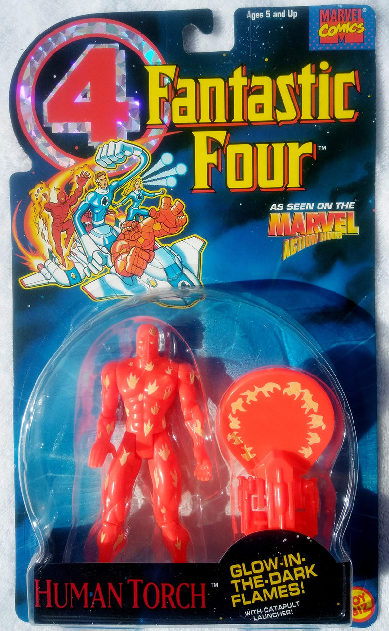 Fantastic Four Marvel 1994 TOY BIZ Fantastic Four HUMAN TORCH - Collectables > Action Figures > toys -  Hasbro