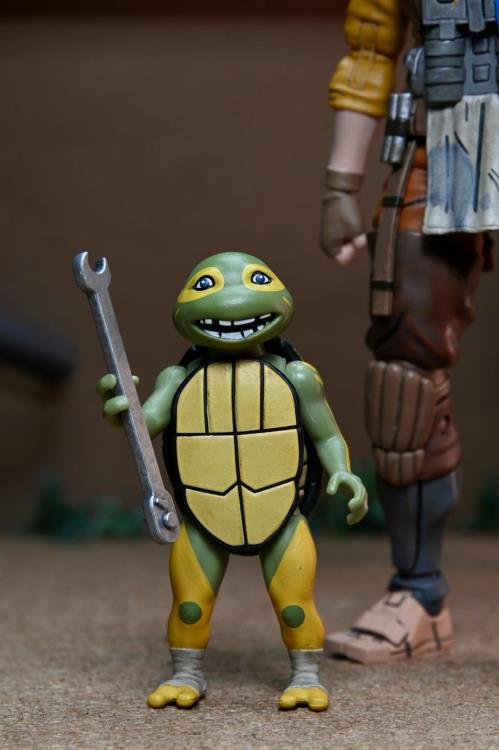 Teenage Mutant Ninja Turtles: The Last Ronin - The Lost Years Grammy April with Baby Yi & Moja - Collectables > Action Figures > toys -  Neca