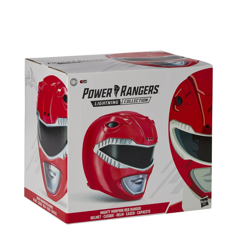 Power Rangers Lightning Collection Premium Red Ranger Helmet Prop Replica - Gear -  Hasbro
