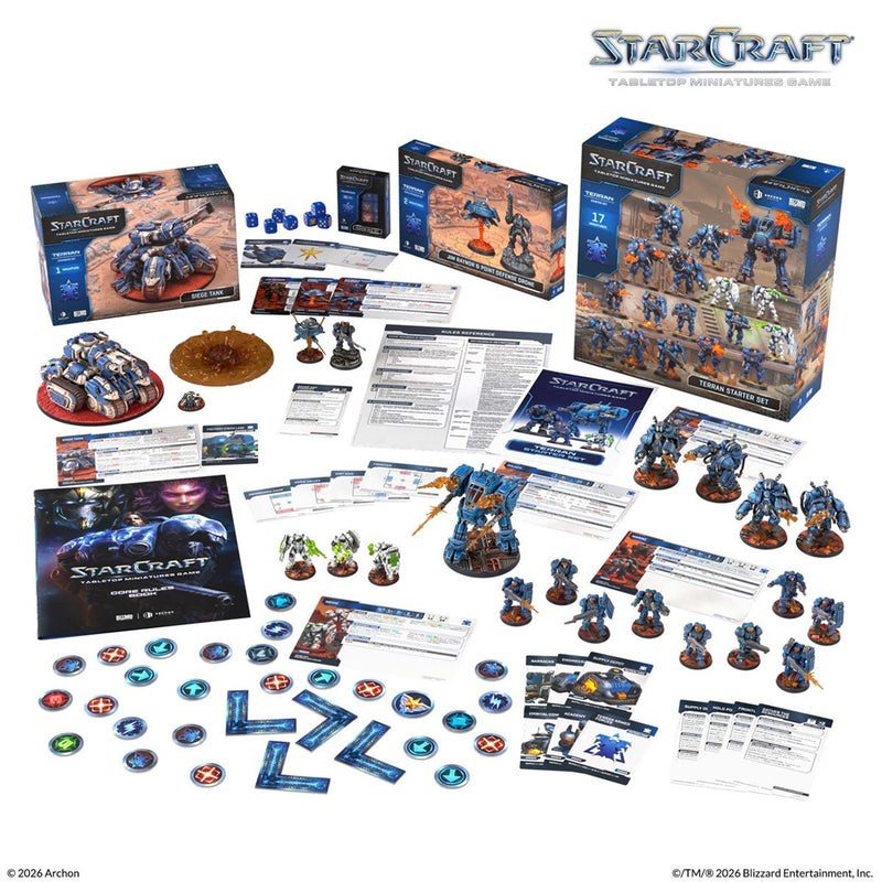 Archon Studio - Starcraft - Terran Bundle (Preorder Dec 2026) - Miniature -  Archon Studio