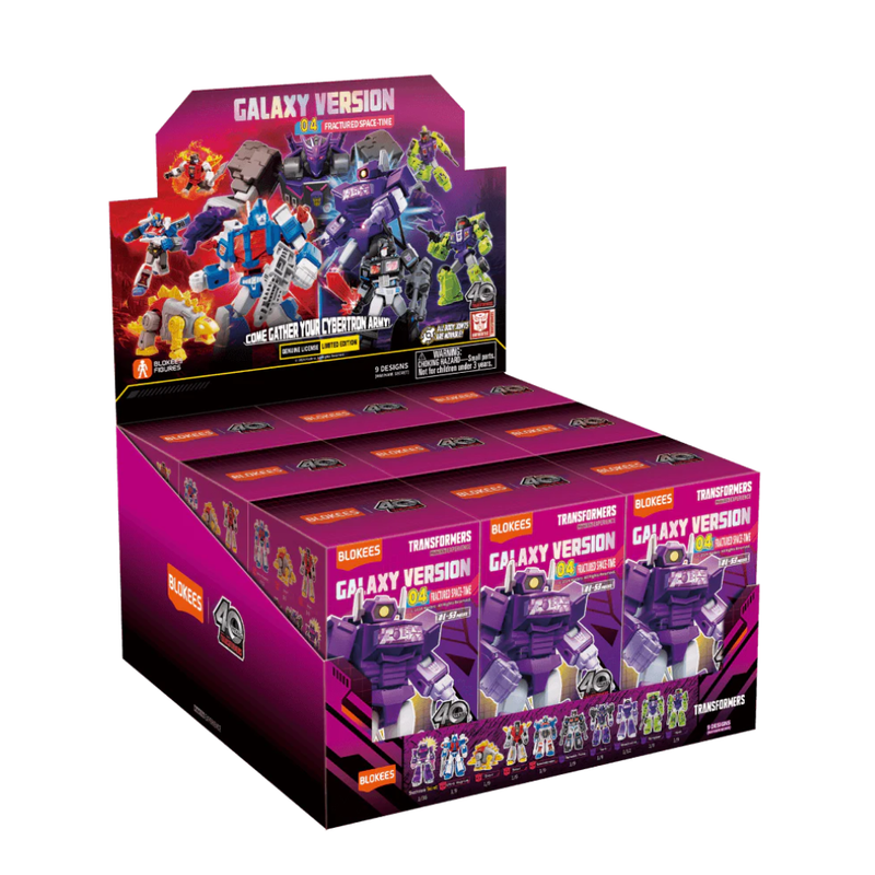 Blokees - Transformers Galaxy Version 04 - Fractured Space-Time - Set of 9 - Collectables > Action Figures > toys -  Blokees