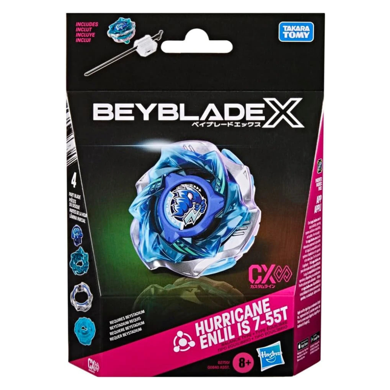 Beyblade X Hurricane Enlil IS 7-55T CX Infinity Starter Pack - Collectables > Action Figures > toys -  Hasbro