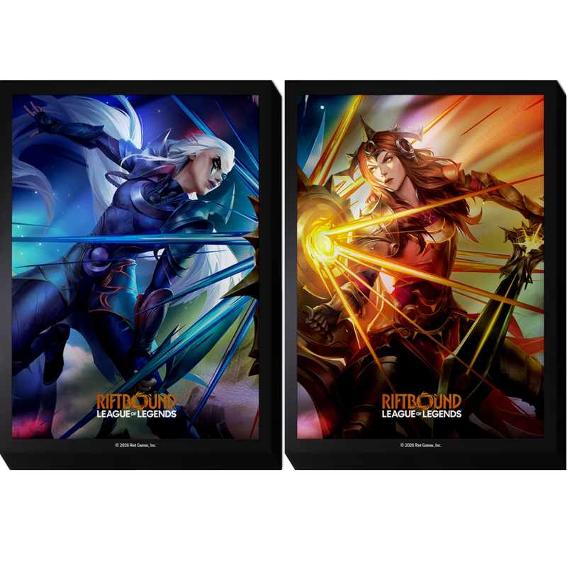 Riftbound: League of Legends TCG - Art Sleeves - 100ct - Diana vs Leona - Riftbound: League of Legends Trading Card Game Sealed -  UniVersus Games