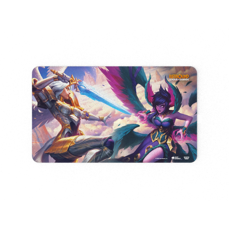 Riftbound: League of Legends TCG - Playmat - Kayle vs Morgana - Riftbound: League of Legends Trading Card Game Sealed -  UniVersus Games