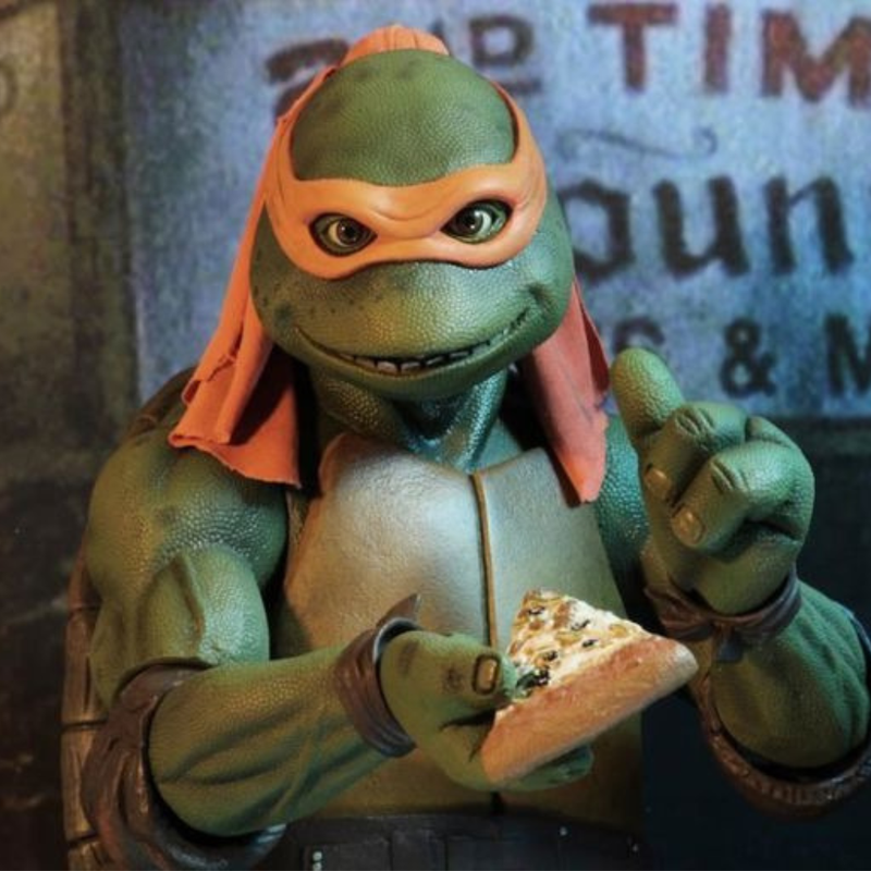 Teenage Mutant Ninja Turtles (1990 Movie) - Michelangelo 1/4 Scale Figure - Collectables > Action Figures > toys -  Neca