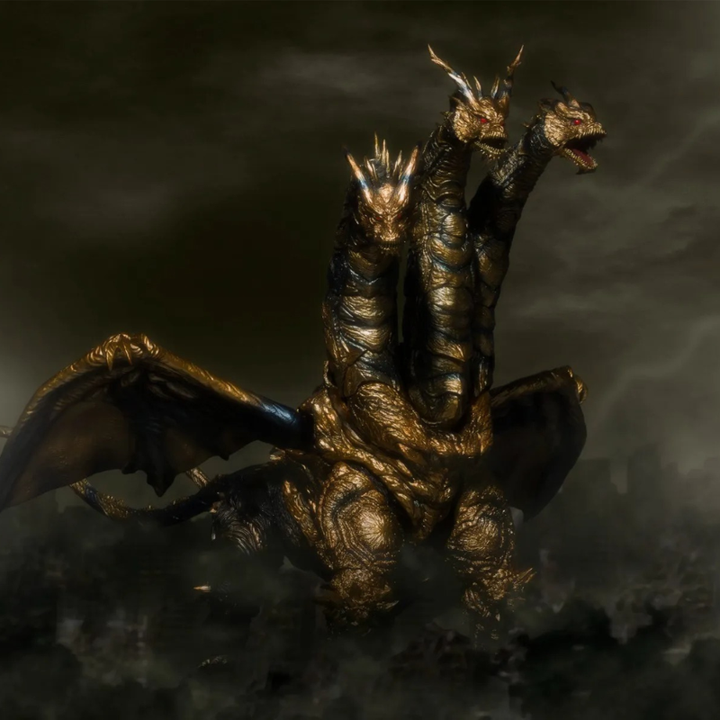 Godzilla: Final Wars (2004) - S.H.MonsterArts - Keizer Ghidorah (Preorder May 2027)