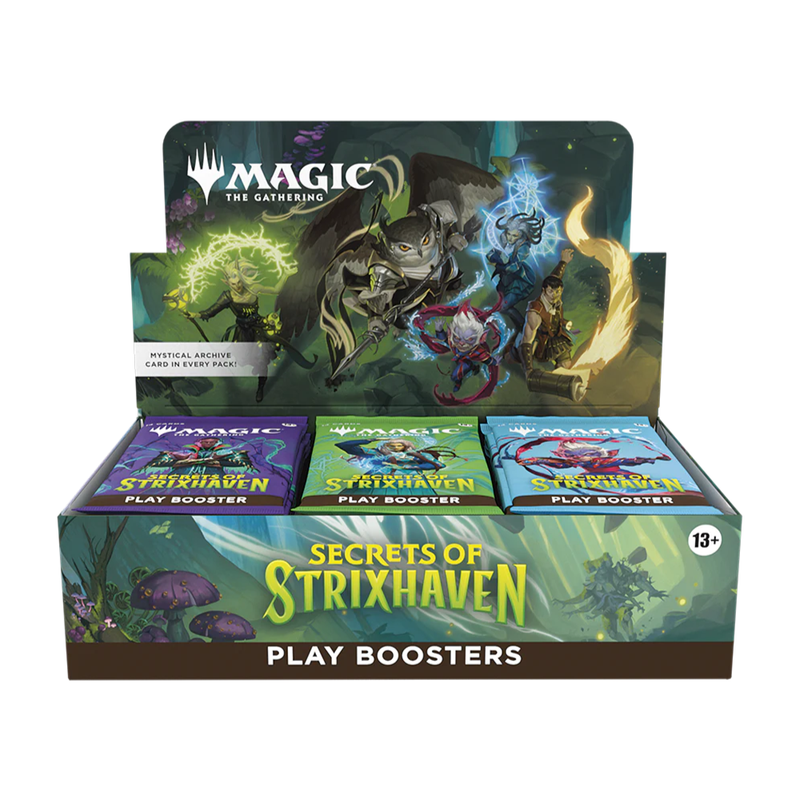 Magic: The Gathering - Secrets of Strixhaven - Play Booster Box - Card Games > Collectables > TCG > CCG -  wizards of the coast