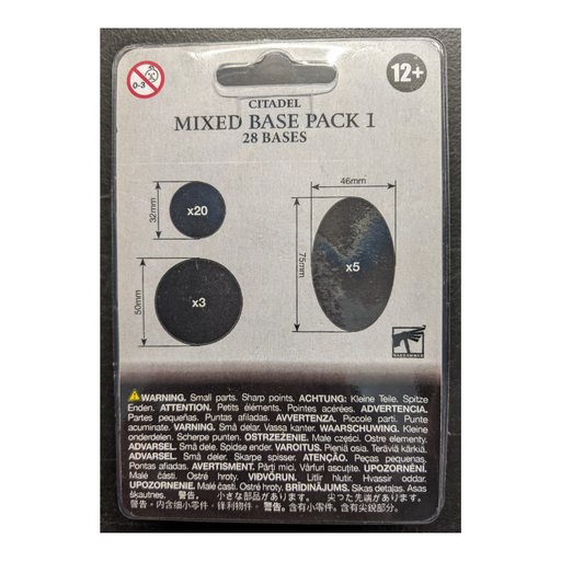 Citadel - Mixed Base Pack 1 - 28 Bases - Miniature -  Games Workshop