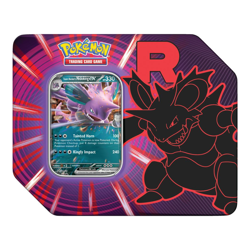 Pokémon TCG - Team Rocket Tin - NIdoking ex - Card Games > Collectables > TCG > CCG -  Pokemon TCG