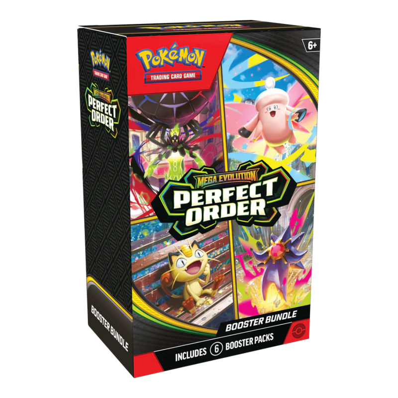 Pokémon TCG: Mega Evolution - Perfect Order - Booster Bundle - Card Games > Collectables > TCG > CCG -  Pokemon TCG