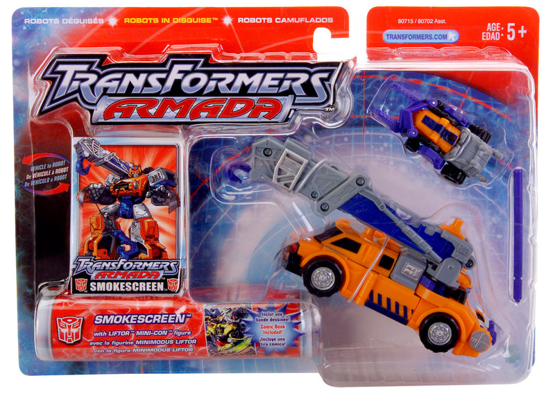 Transformers Armada Smokescreen with Liftor - Collectables > Action Figures > toys -  Hasbro