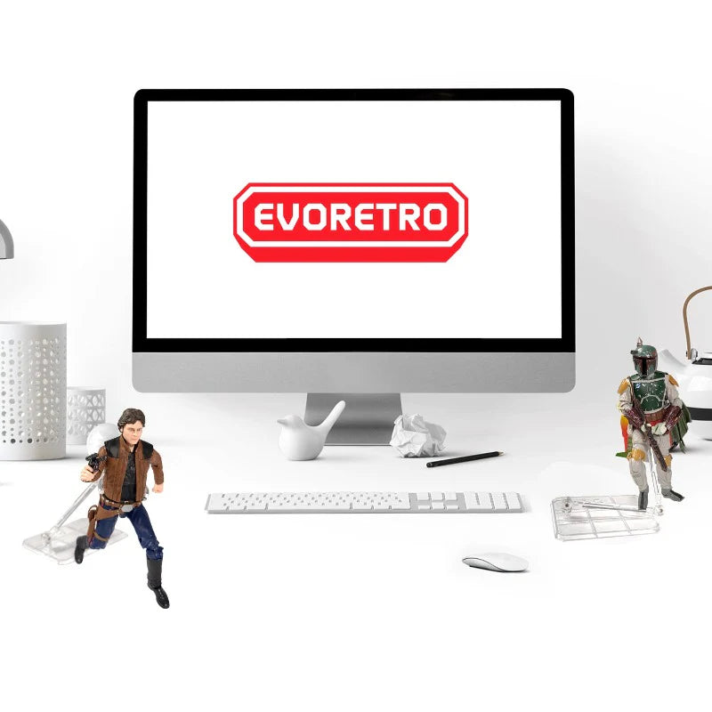 EVORETRO - Display Stands for Action Figure (3.75" & 6") - Pack of 6 - accessory -  EVORETRO