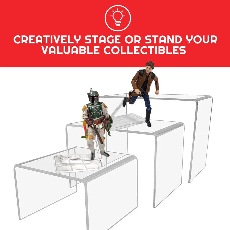 EVORETRO - Display Stands for Action Figure (3.75" & 6") - Pack of 6 - accessory -  EVORETRO