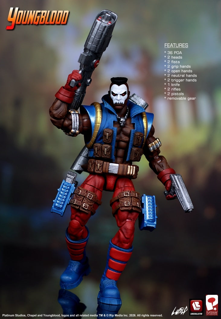 Rob Liefeld's Youngblood - Chapel Action Figure (Preorder Q2 2027)