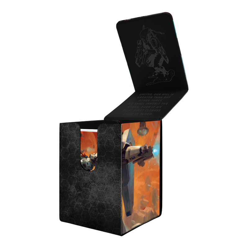 Ultra Pro - Tau Empire - Alcove Flip Deck Box for Warhammer 40,000 - Miniature -  Ultra Pro