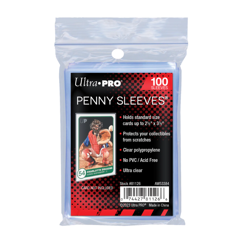 Ultra Pro - 100ct Penny Sleeves 2.5" x 3.5" Soft Trading Card Protectors - Card Games > Collectables > TCG > CCG -  Ultra Pro