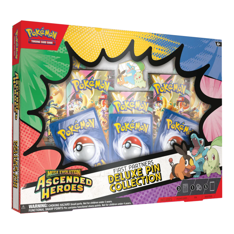 Pokémon TCG: Mega Evolution - Ascended Heroes - First Partners Deluxe Pin Collection - Card Games > Collectables > TCG > CCG -  Pokemon TCG