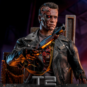 Terminator 2: Judgement Day - T-800 (Battle Damaged Version 2.0) 1/6th Scale Collectible - DX46 - Collectables > Action Figures > toys -  Hot Toys