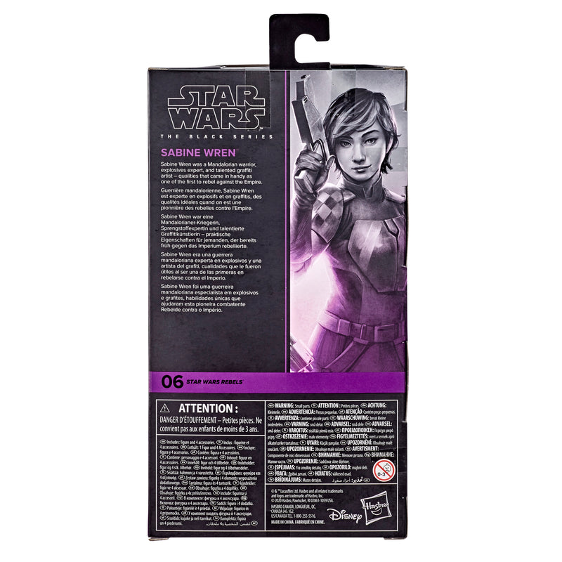 Star Wars: The Black Series 6" Sabine Wren Rebels ( preorder Q4) - Action figure -  Hasbro