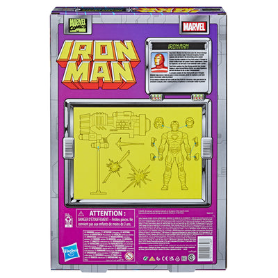 Marvel Legends Series Deluxe Retro Iron Man (preorder) - Collectables > Action Figures > toys -  Hasbro