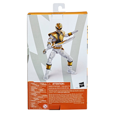 Power Rangers Lightning Collection Mighty Morphin Metallic White Ranger - Collectables > Action Figures > toys -  Hasbro