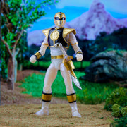 Power Rangers Lightning Collection Mighty Morphin Metallic White Ranger - Collectables > Action Figures > toys -  Hasbro